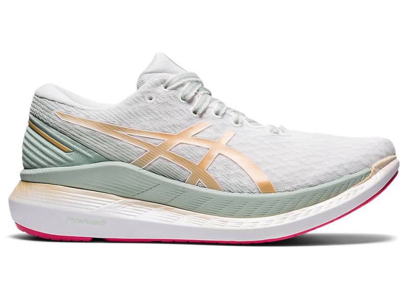 Sapatilhas Running Asics GLIDERIDE 2 NEW STRONG Mulher Branco, 0598A535.936